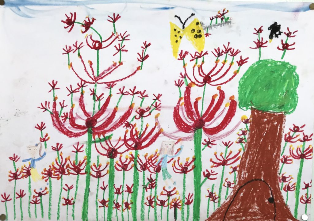 子供の絵の育て方 7 8歳児編 人を3つの角度から描き分けられるようになったり 動きのある絵に 生の画家生活